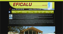 Desktop Screenshot of menuiserie-porte-volet-fenetre-veranda.eficalu.fr