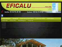 Tablet Screenshot of menuiserie-porte-volet-fenetre-veranda.eficalu.fr